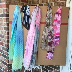 Lot of Luxurious Scarves Including Designer Scarves (14 of them)